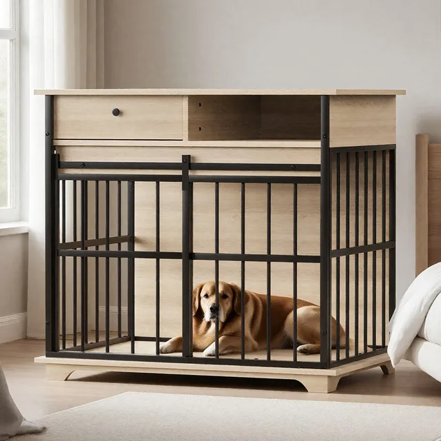 Dog Crate black 58 inches 69.00lb