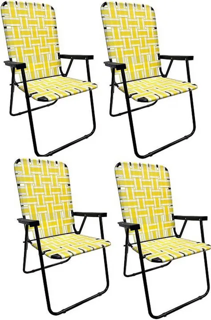 Chair 4 pack portable folding