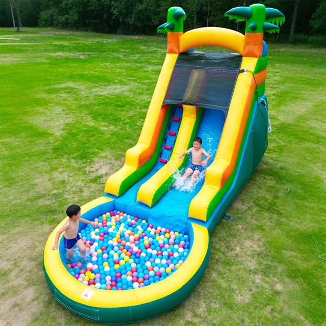 Pool Backyard 200 lbs yellow green
