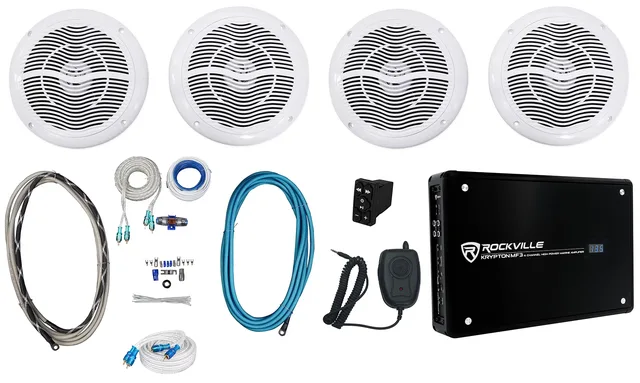 Marine Amplifier 6.5" bluetooth 600 watts