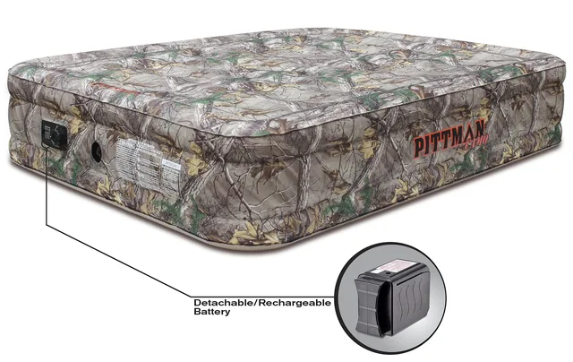 Air Mattress 16" green tan