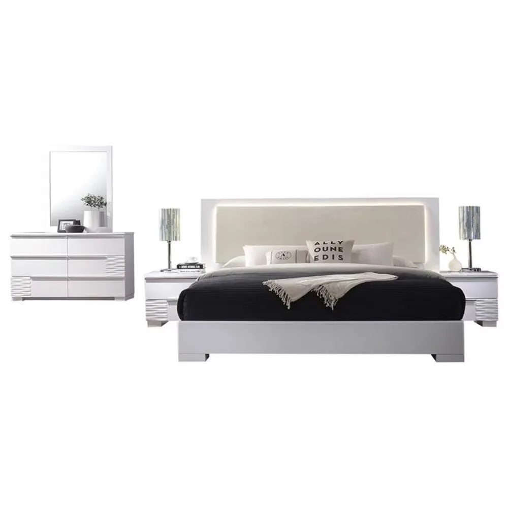 Furniture white beige silver