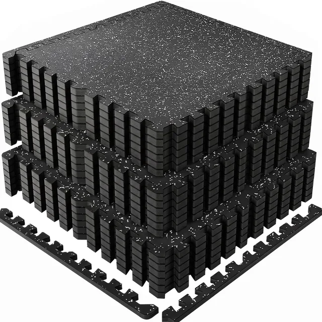 Floor Mats 0.79 inch black white