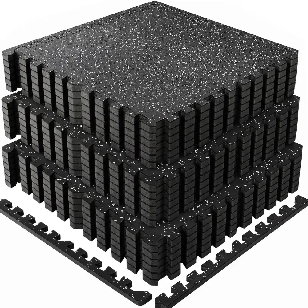 Floor Mats 0.79 inch black white