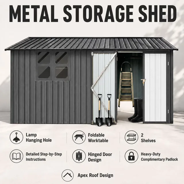 Storage foldable weatherproof heavy-duty