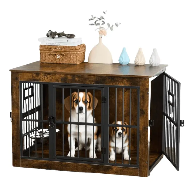 Dog Crate 38 inches waterproof brown