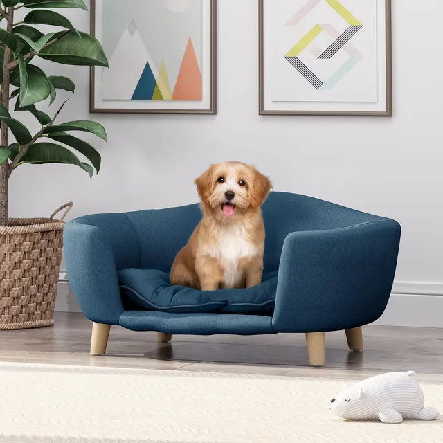 Dog Bed 11-25lbs blue 30.25"