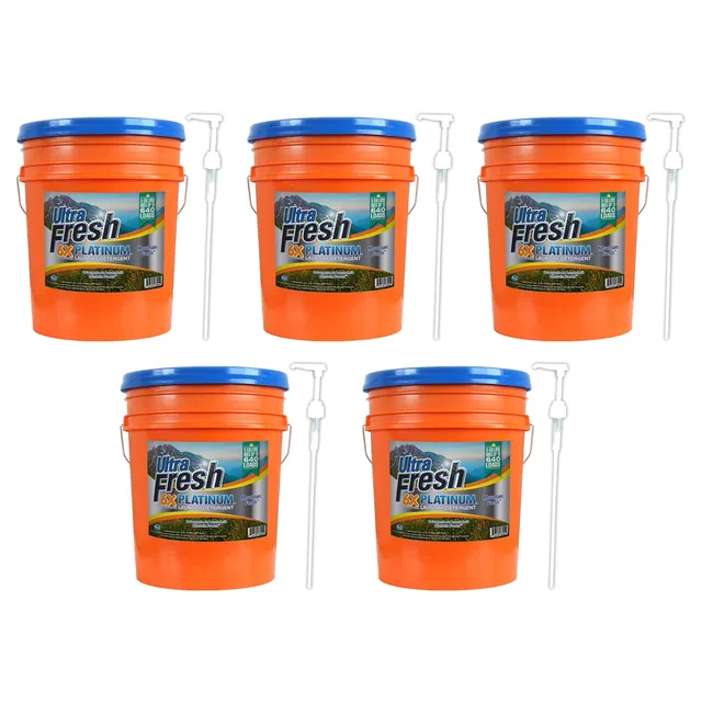 Platinum Laundry 5 pack blue 5 gallon