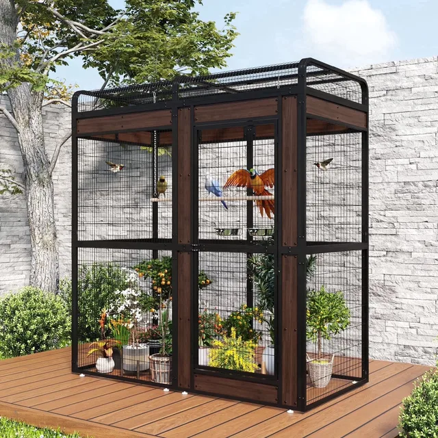 Bird Aviary 69in black 8.5mm