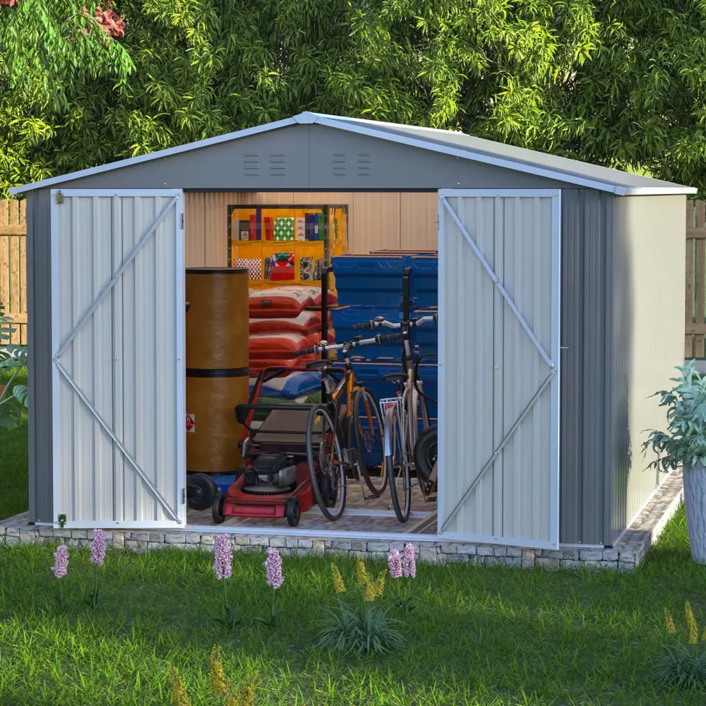 Steel Garden 12 ft gray 118.03"