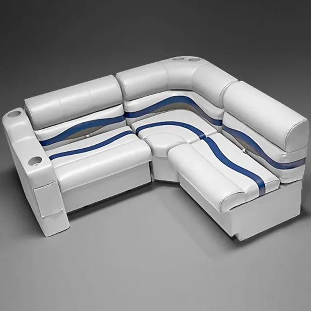 Pontoon Boat gray blue 32 oz