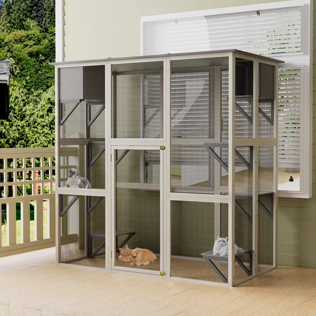 Furniture & Enrichment weatherproof gray 108 lb