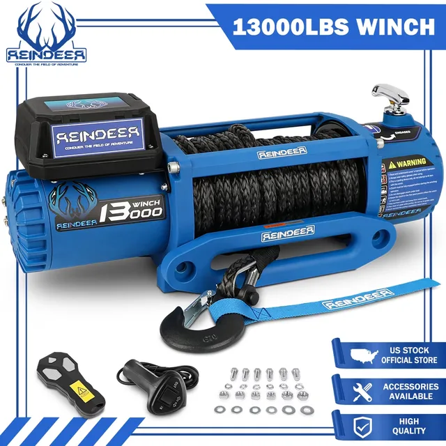 Winch Synthetic 13000lbs 12v 20.8"
