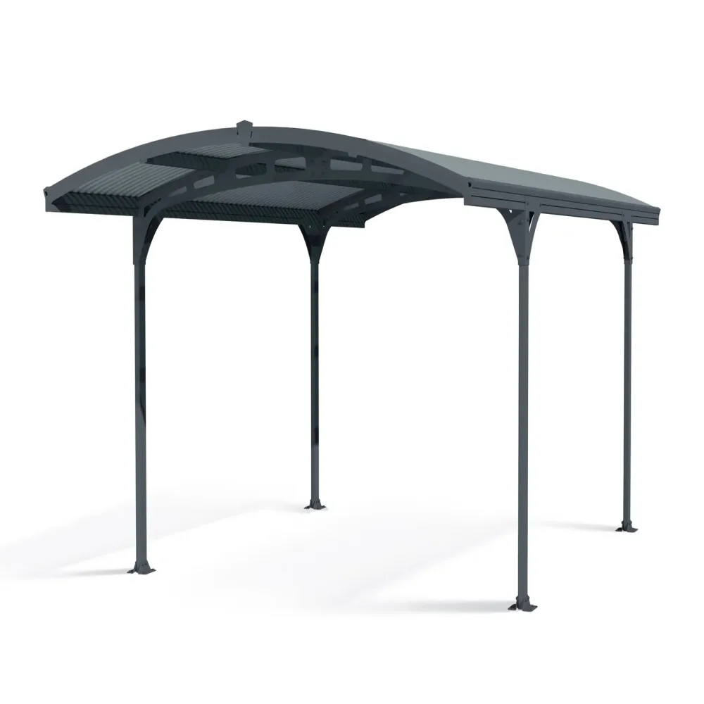 Carport 10' 16' gray