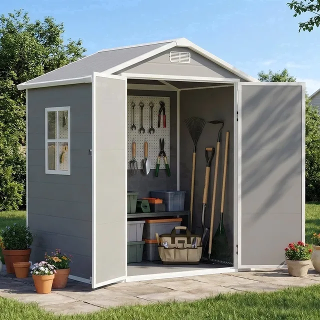 Storage Shed 6' 4' waterproof