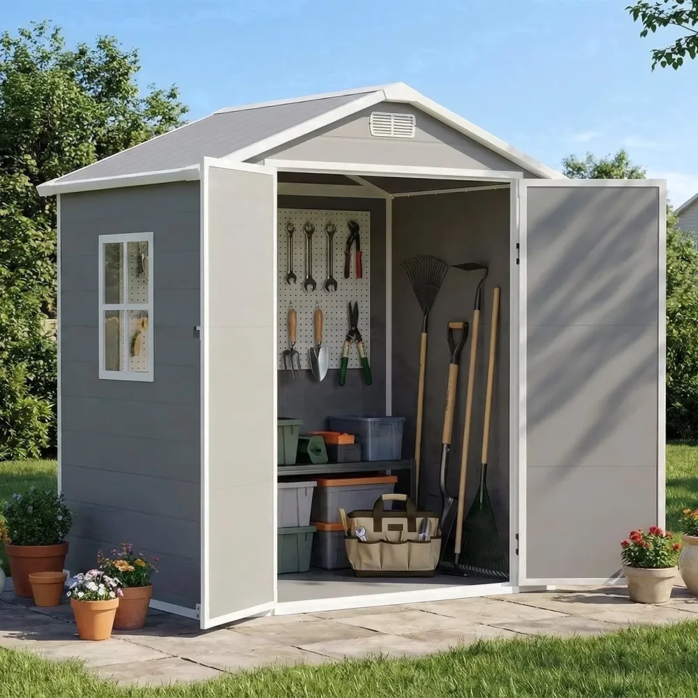 Storage Shed 6' 4' waterproof