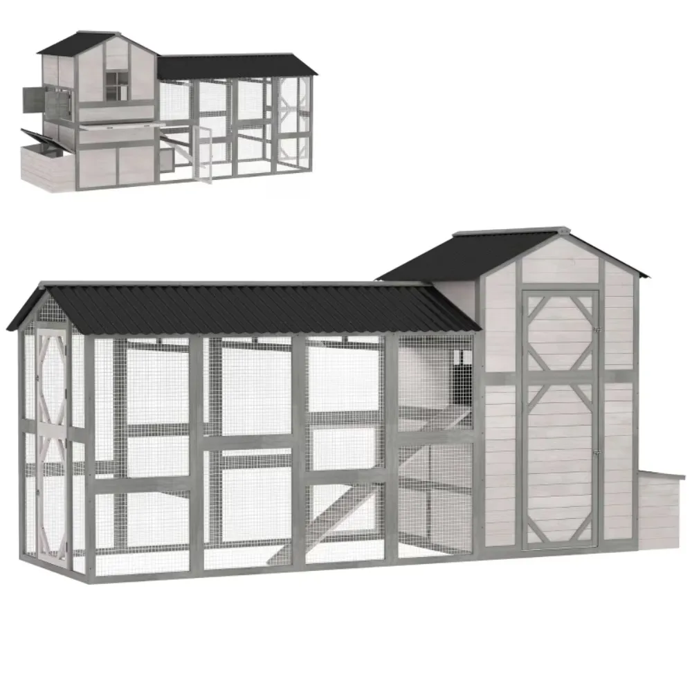 Chicken Coop 21.3" 58.1" 146.9"