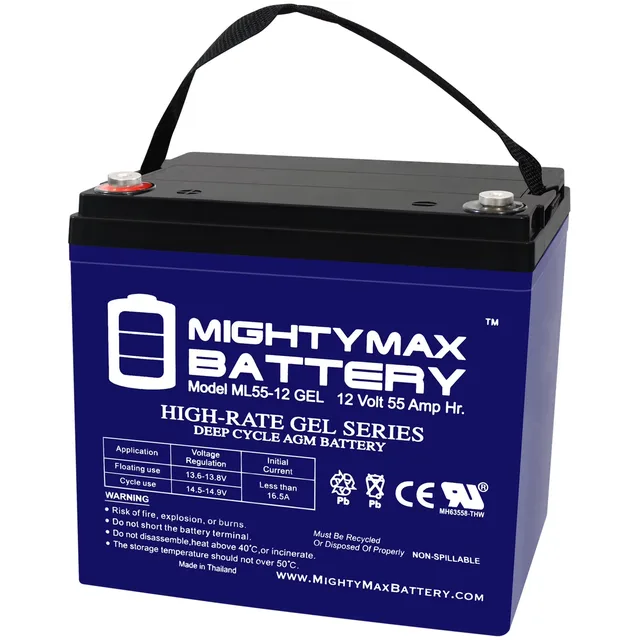 Battery 12v 12 volt 9.02 in