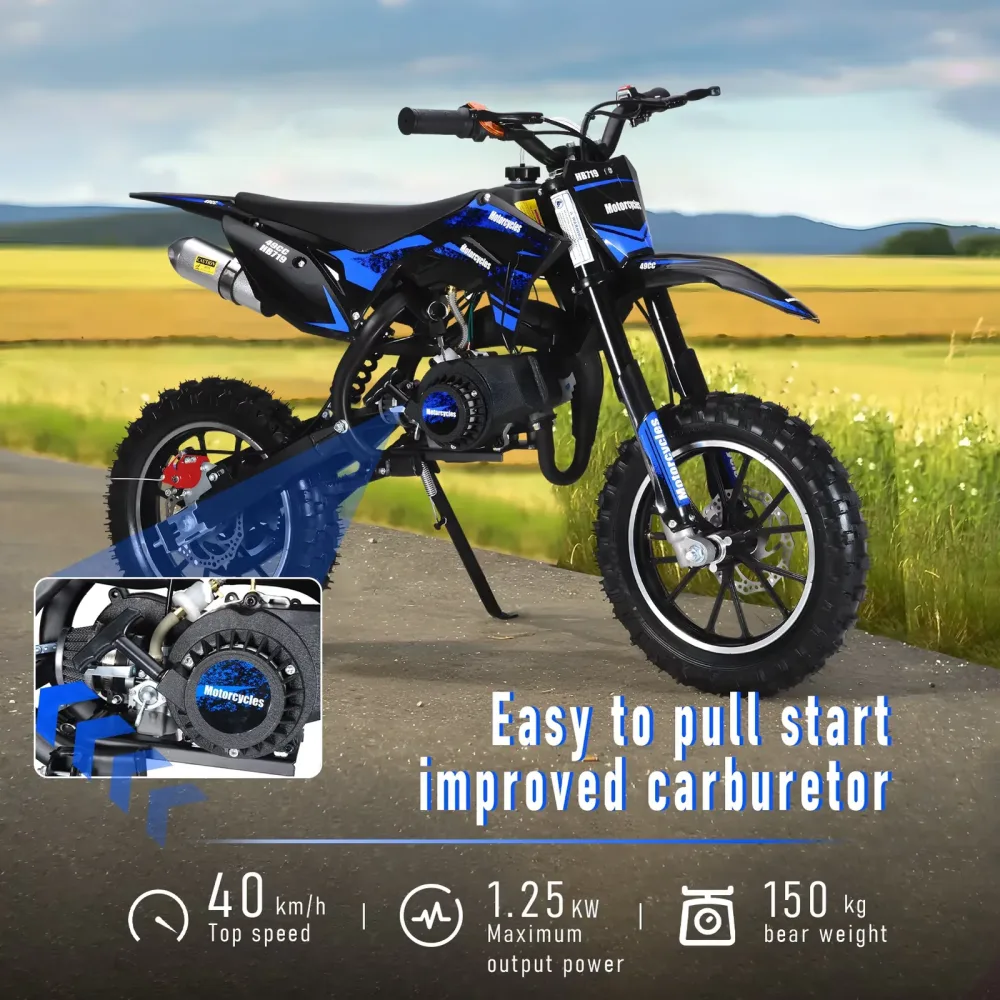Dirt Bike 330 lbs blue 330lbs