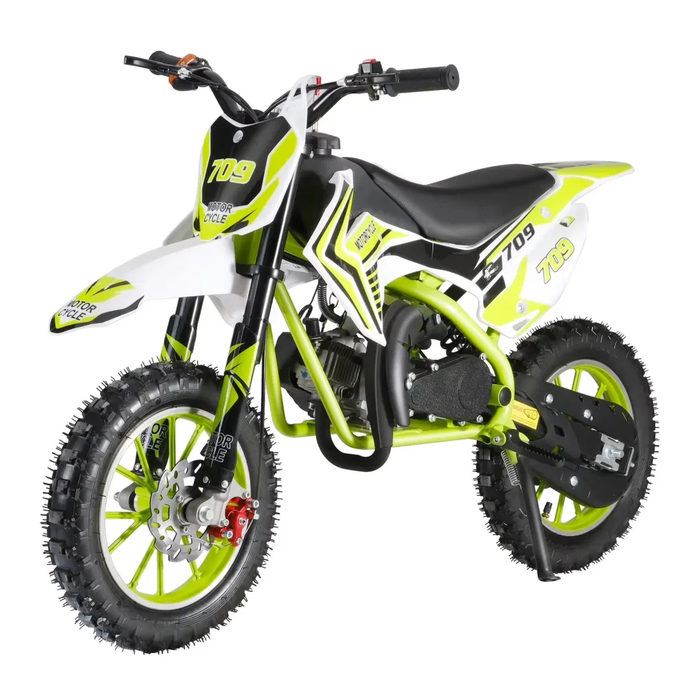 Dirt Bike green 10 inch 47.2 inches