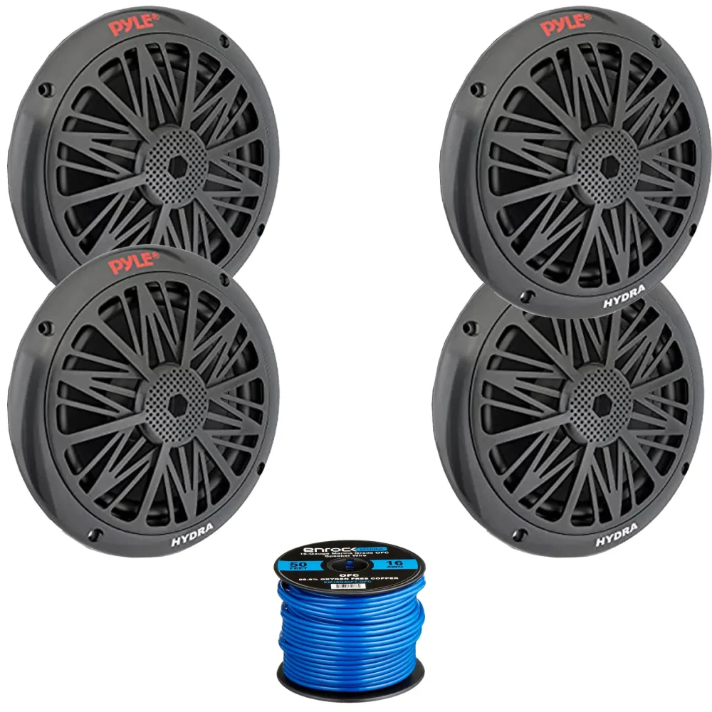 Stereo 6.5' 200 watt 50 feet