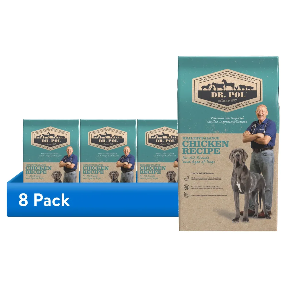 Dog Food 8 pack 4lb 70 lb