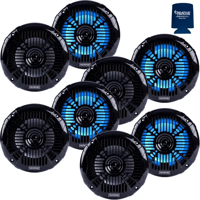 Memphis Audio 4 pairs 6.5" led