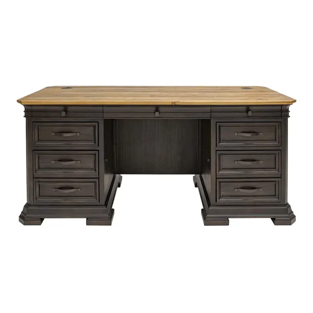 Desk locking brown 30"