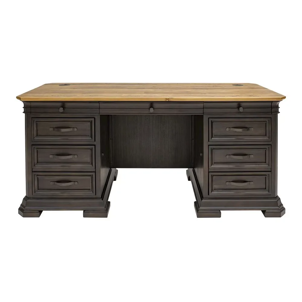 Desk locking brown 30"