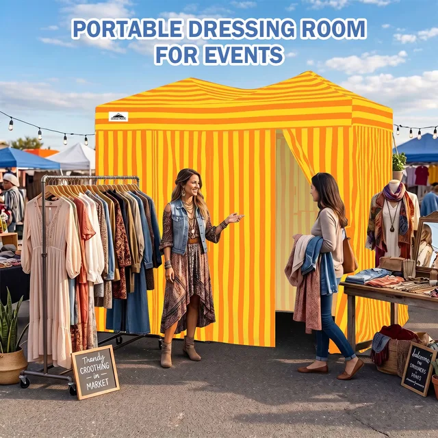 Canopies & Utility portable yellow orange
