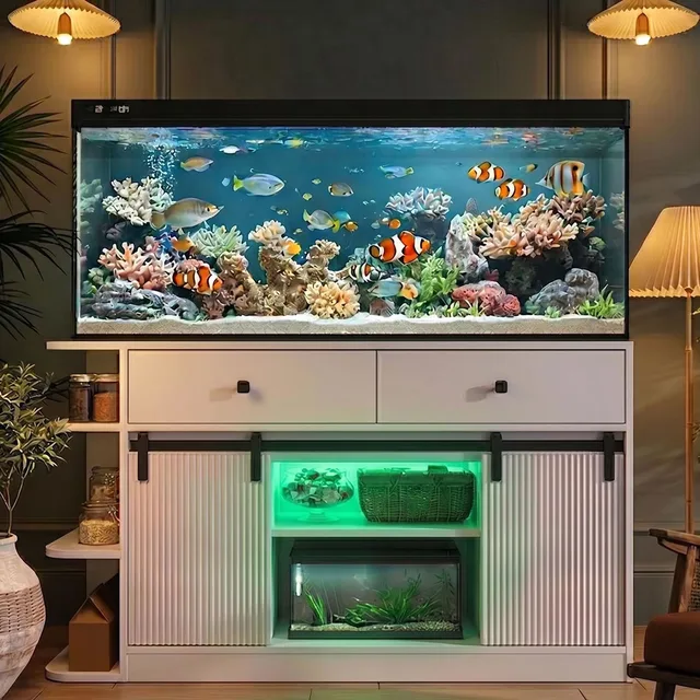 Fish Tank 75 gallon led 1200 pounds