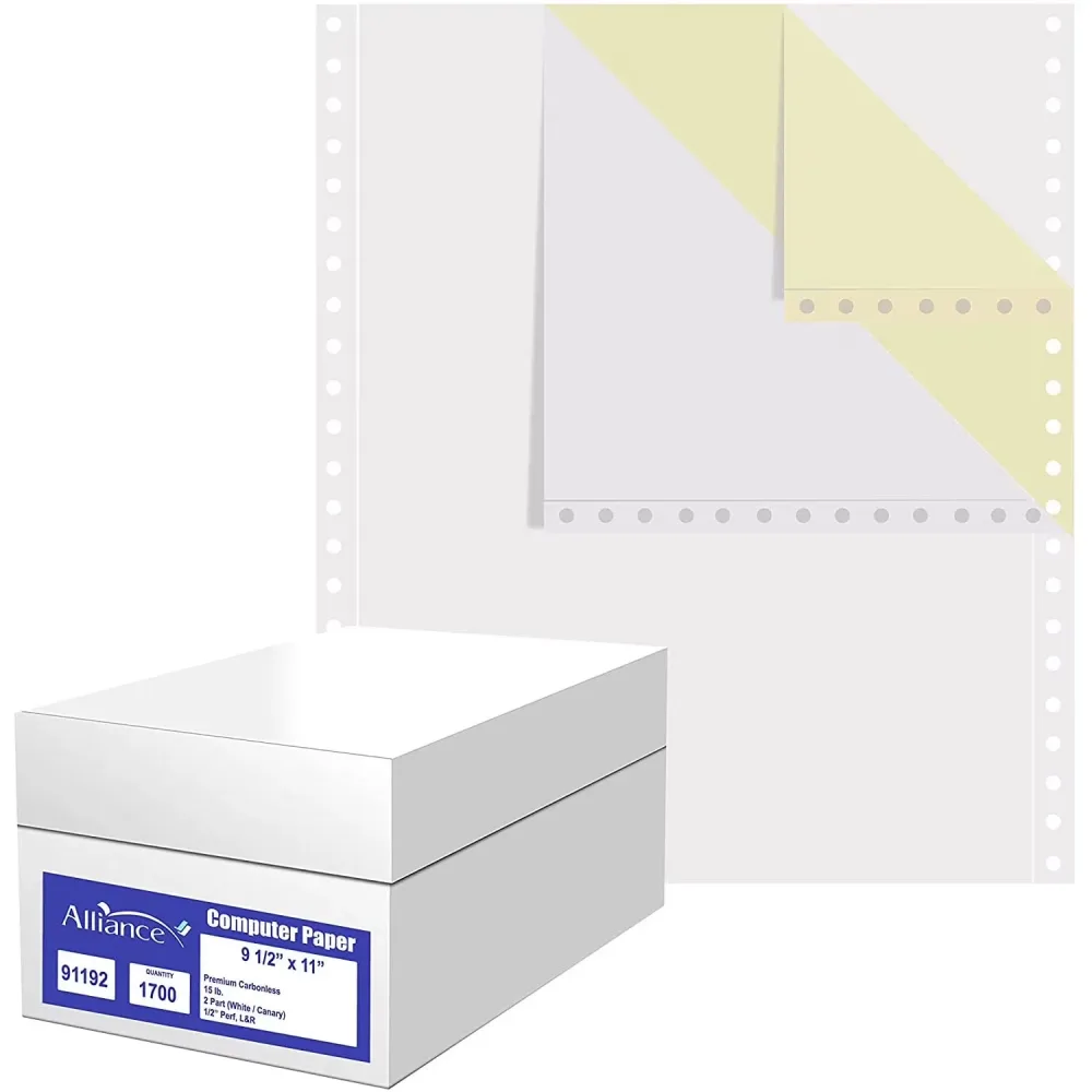 Computer Paper 15lb white 10.5 inches