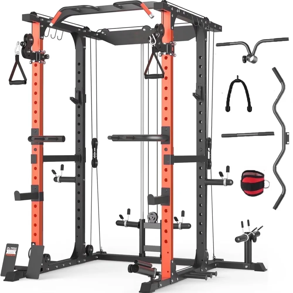 Squat Rack 2000lbs orange 18.7 ft