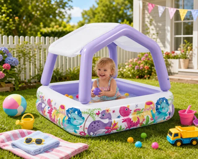 Inflatable Pool 48 in 48 inch 74 gallon