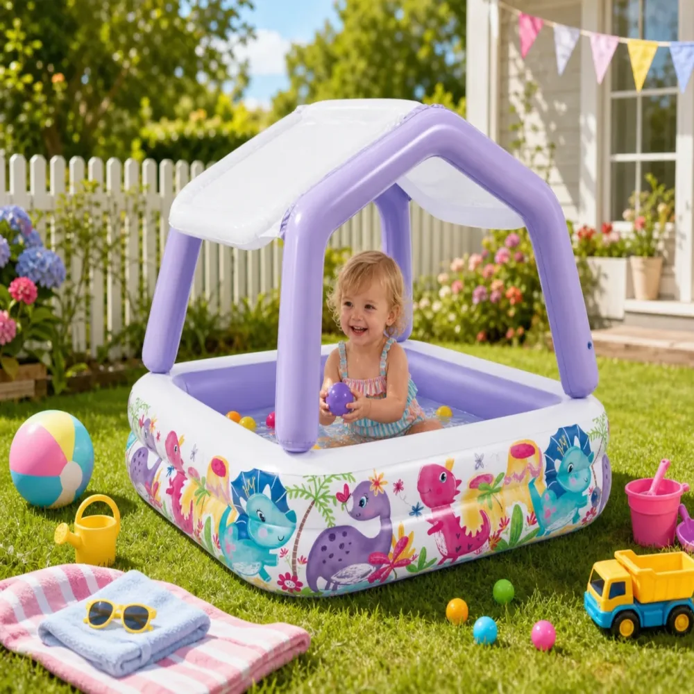 Inflatable Pool 48 in 48 inch 74 gallon