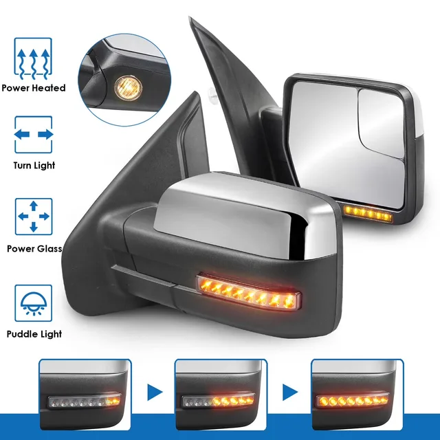 Mirror folding black