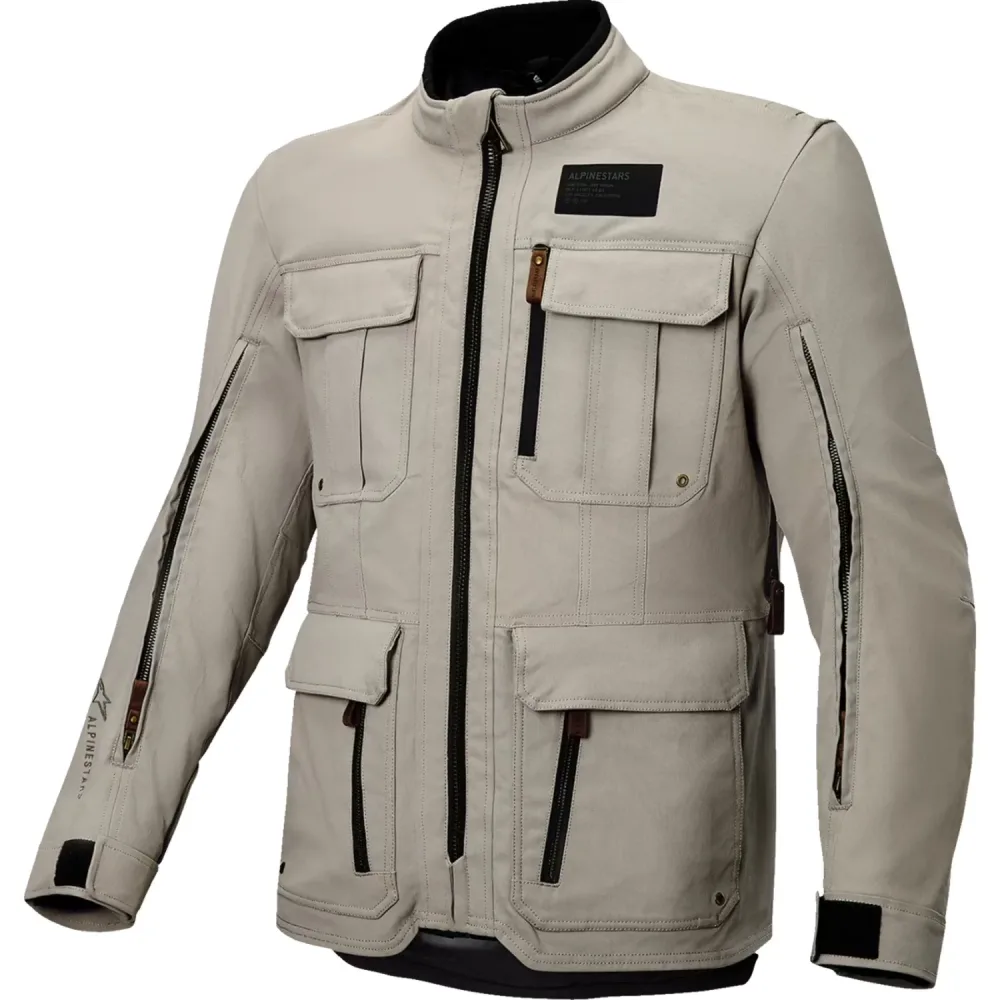Jacket gray windproof waterproof