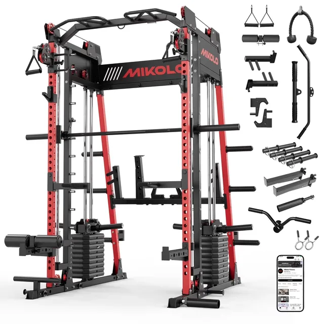 Smith Machine 2200 lbs 130lbs red