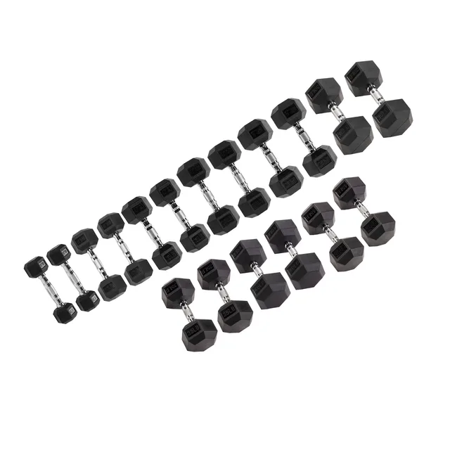 Dumbbells Strength 550 lbs 550 pounds black
