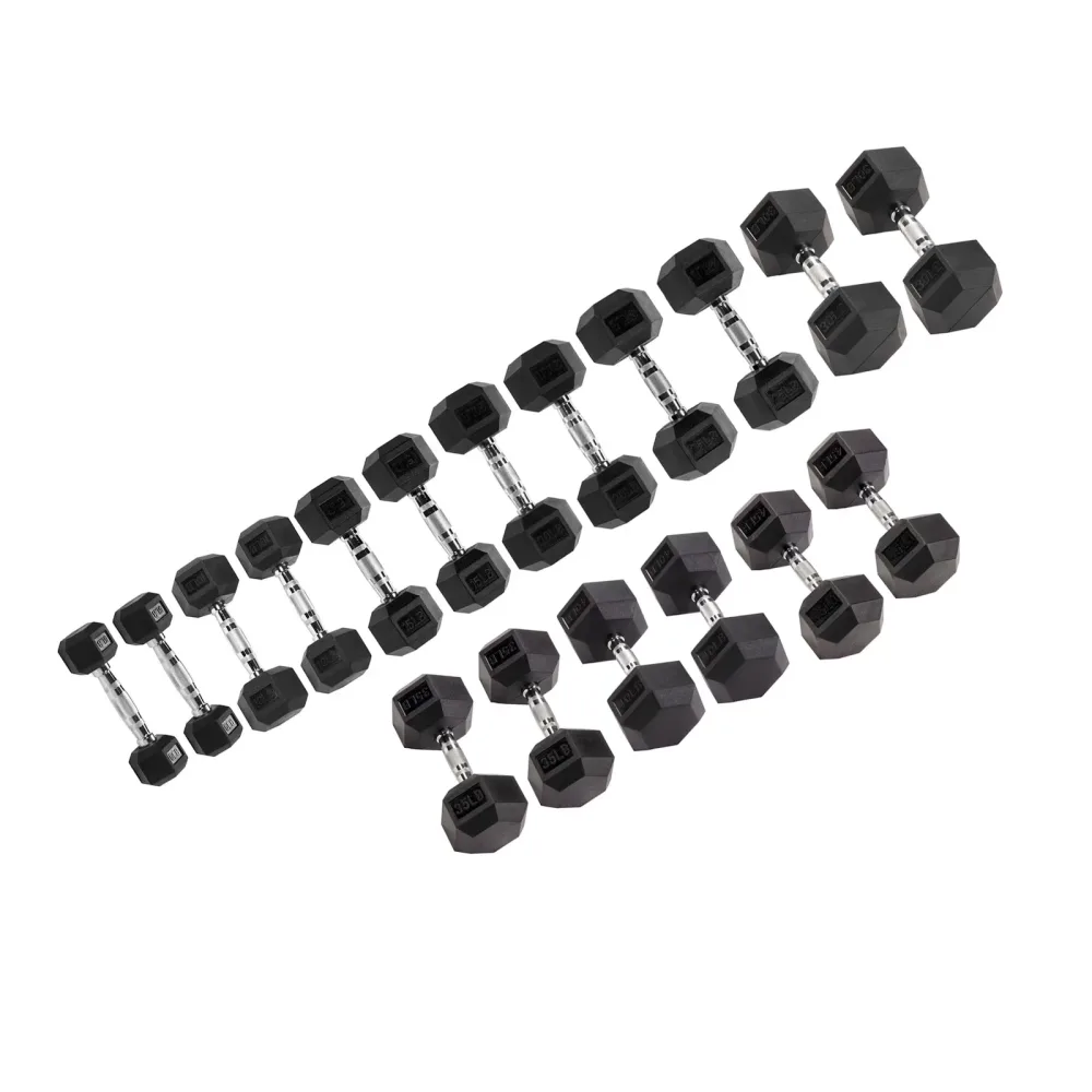 Dumbbells Strength 550 lbs 550 pounds black