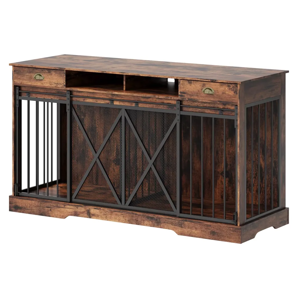 Dog Crate 63' brown 23"