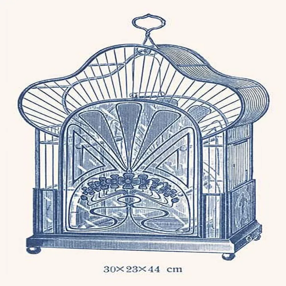 Bird Cage 20" 30" blue