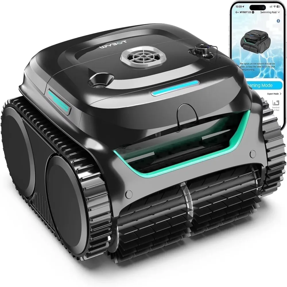 Robotic Pool black green rechargeable