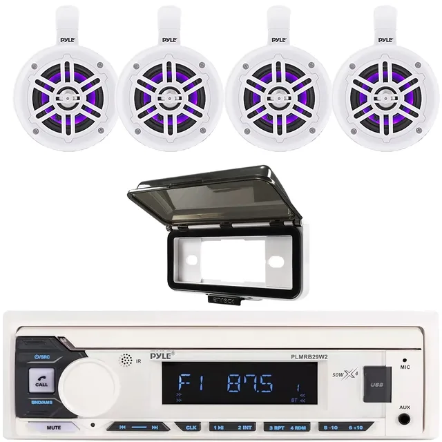 In-dash Stereo 4" 300 watt bluetooth