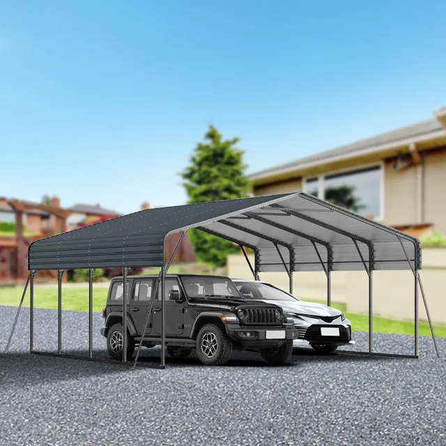 Metal Carport 2" heavy-duty waterproof
