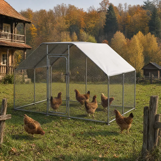 Chicken Coop silver 6.59 w waterproof