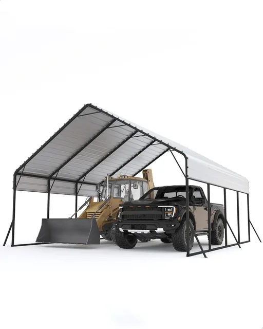 Metal Carport 20 ft 13' 16'