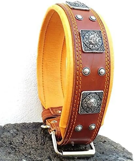 Dog Collar 20.6 inch brown 4 mm