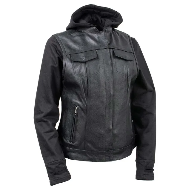 Leather Motorcycle black 1.2-1.3mm adjustable