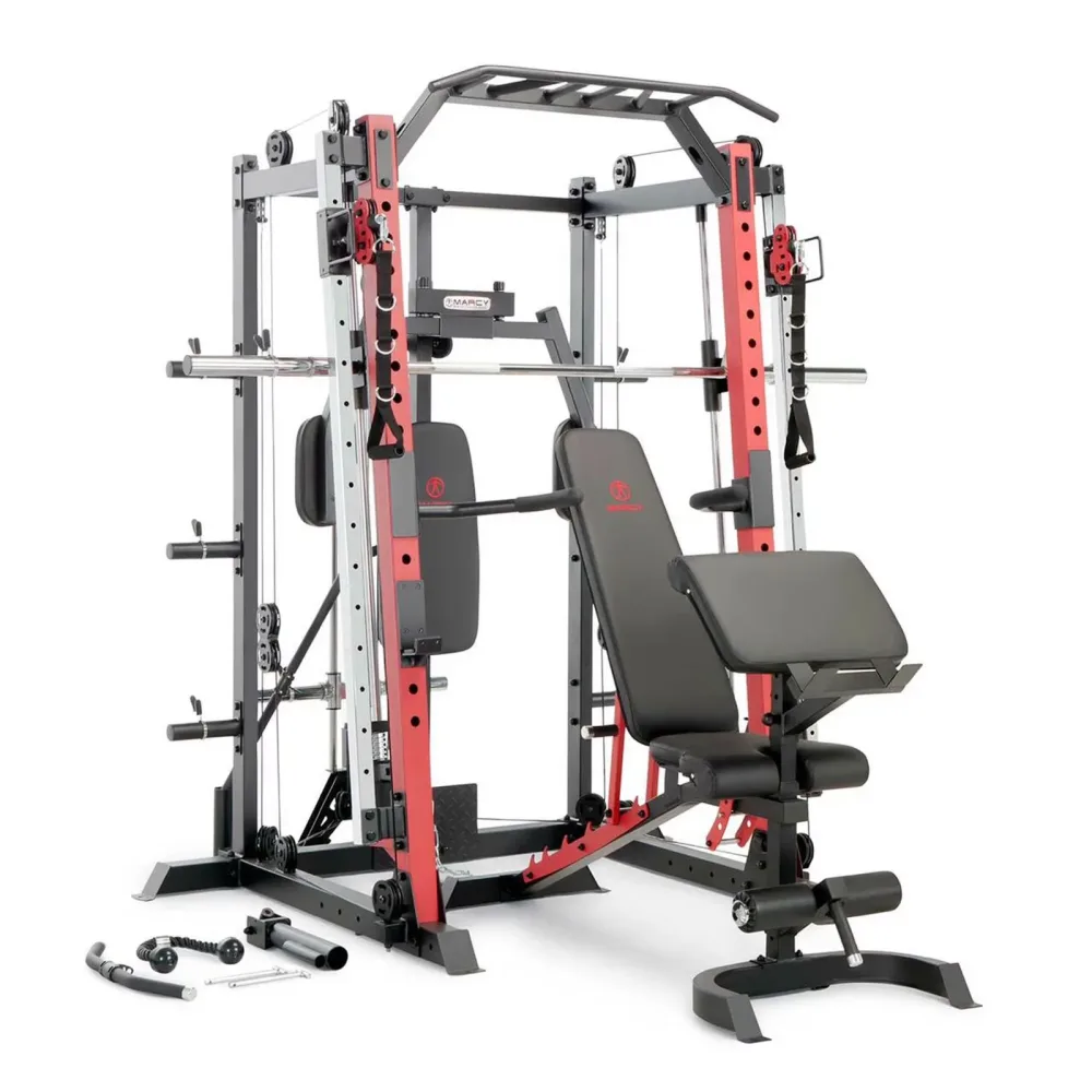 Smith Machine red 300 pounds 86 inches